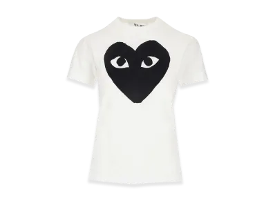 PLAY COMME des GARCONS T-Shirt With Maxi Heart "White"