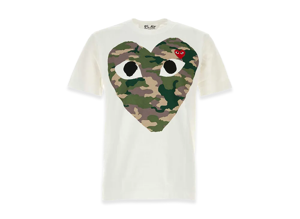 PLAY COMME des GARCONS Cotton T-Shirt "White"
