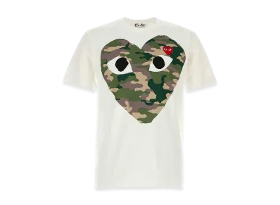 PLAY COMME des GARCONS Cotton T-Shirt "White"