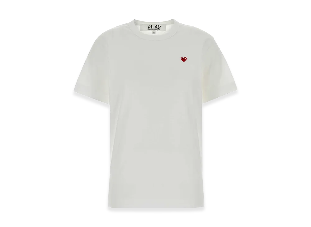 PLAY COMME des GARCONS Women's Cotton T-Shirt "White"