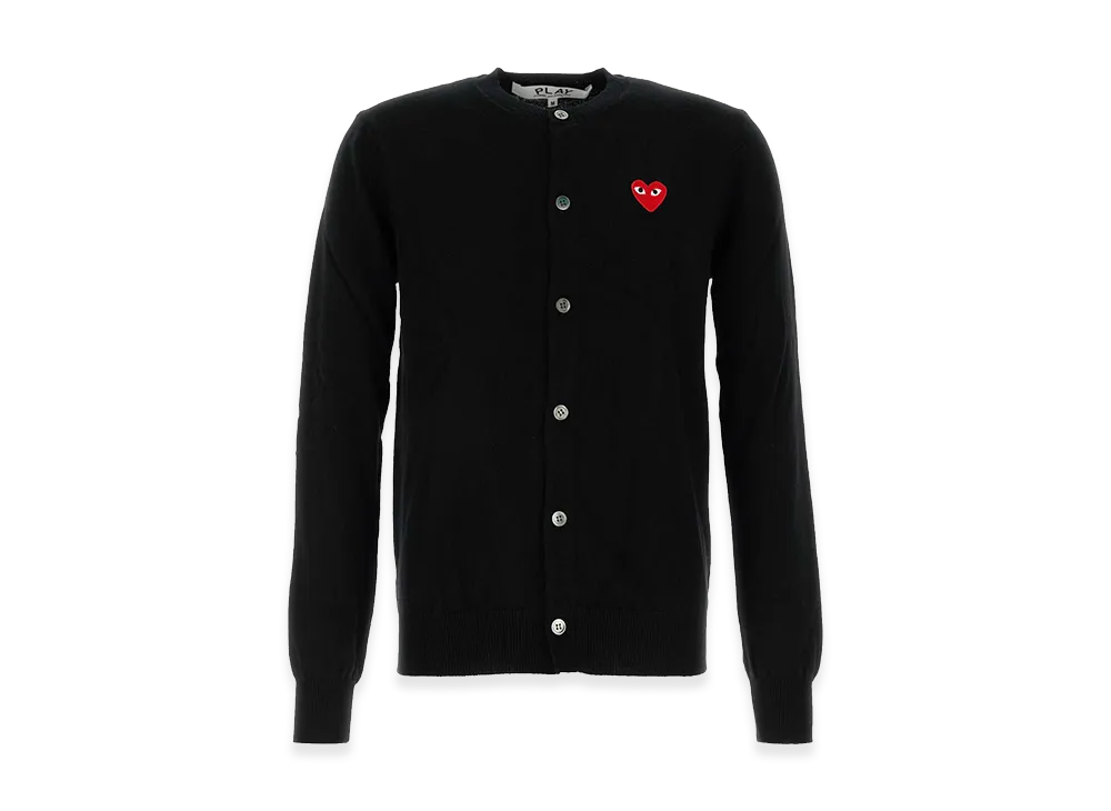PLAY COMME des GARCONS Cardigan "Black"