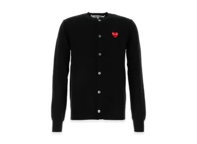 PLAY COMME des GARCONS Cardigan "Black"