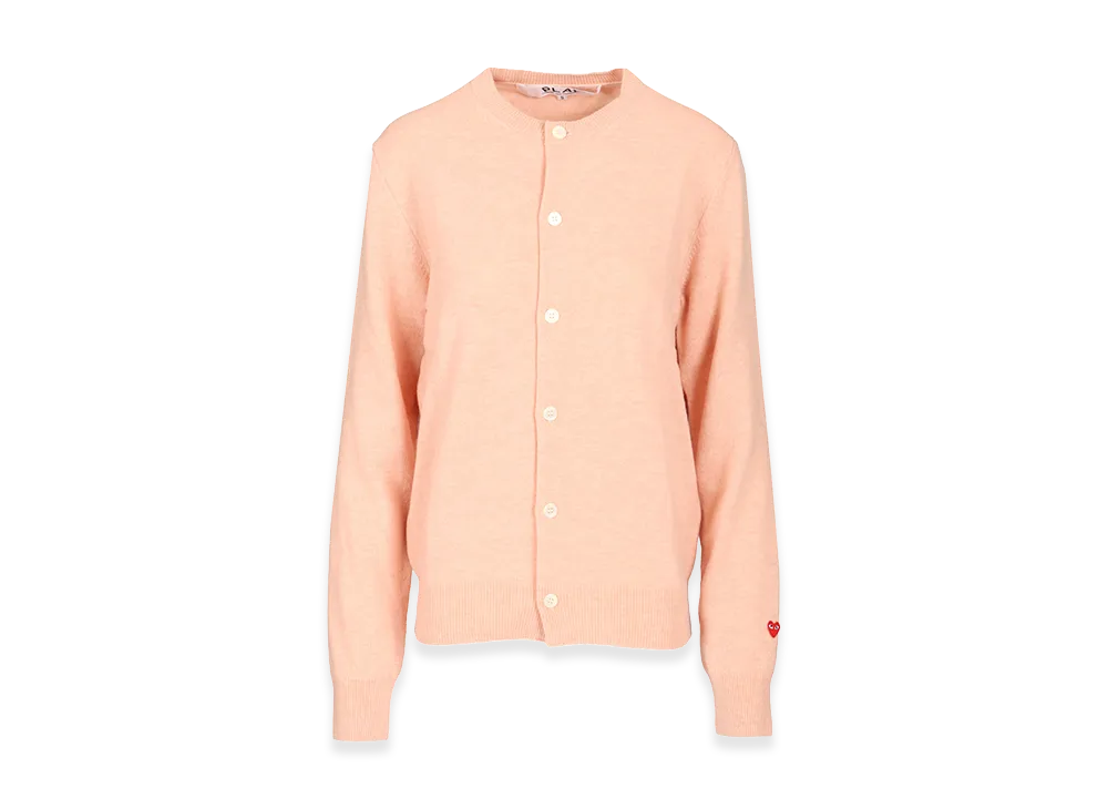 PLAY COMME des GARCONS Cardigan "Rose"