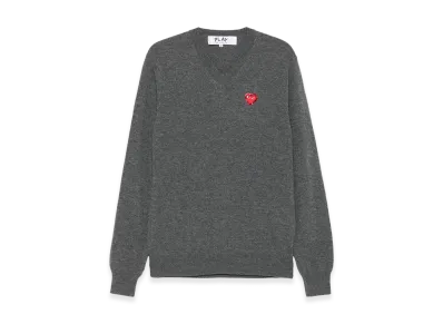 PLAY COMME des GARCONS Sweaters "Gray"