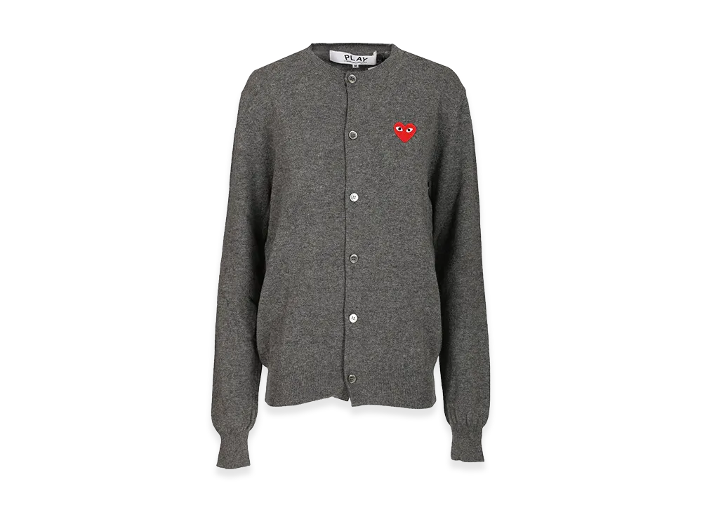 PLAY COMME des GARCONS Women's Cardigan "Gray"