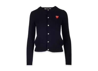 PLAY COMME des GARCONS Women's Cardigan "Dark Blue"