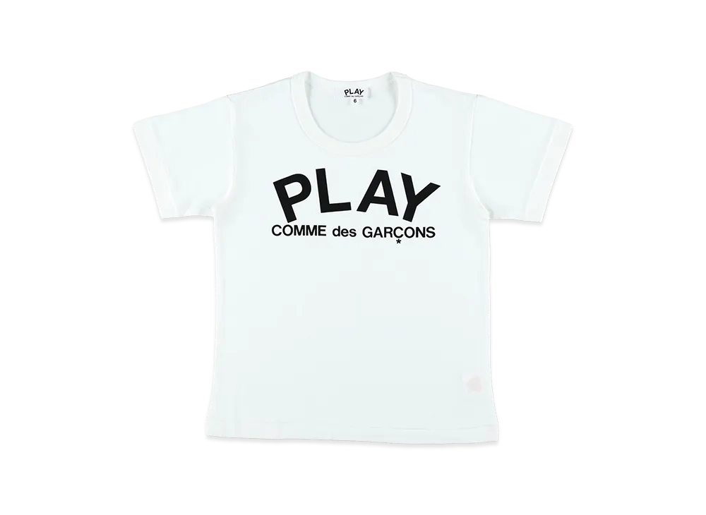 PLAY COMME des GARCONS Kids T-Shirts "White"