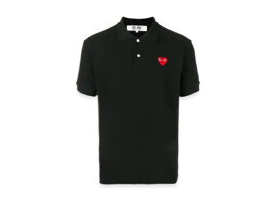 PLAY COMME des GARCONS Piquet Polo Shirt "Black"