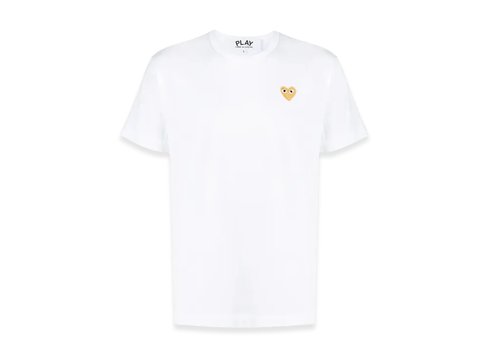 PLAY COMME des GARCONS Heart Cotton T-Shirt "White"