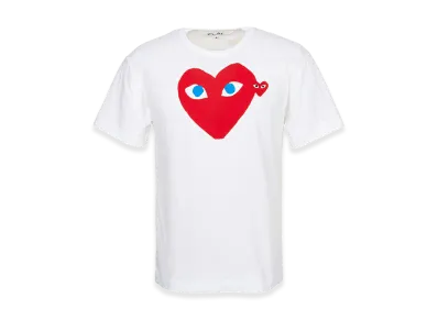 PLAY COMME des GARCONS T-Shirts "White"