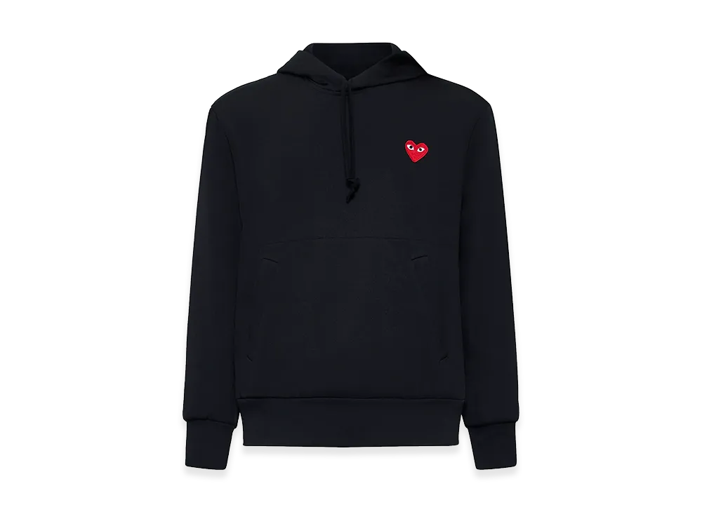 PLAY COMME des GARCONS Emblem Patch Hoodie "Black"