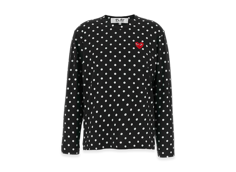 PLAY COMME des GARCONS Women's Emblem Long Sleeve T-Shirt 