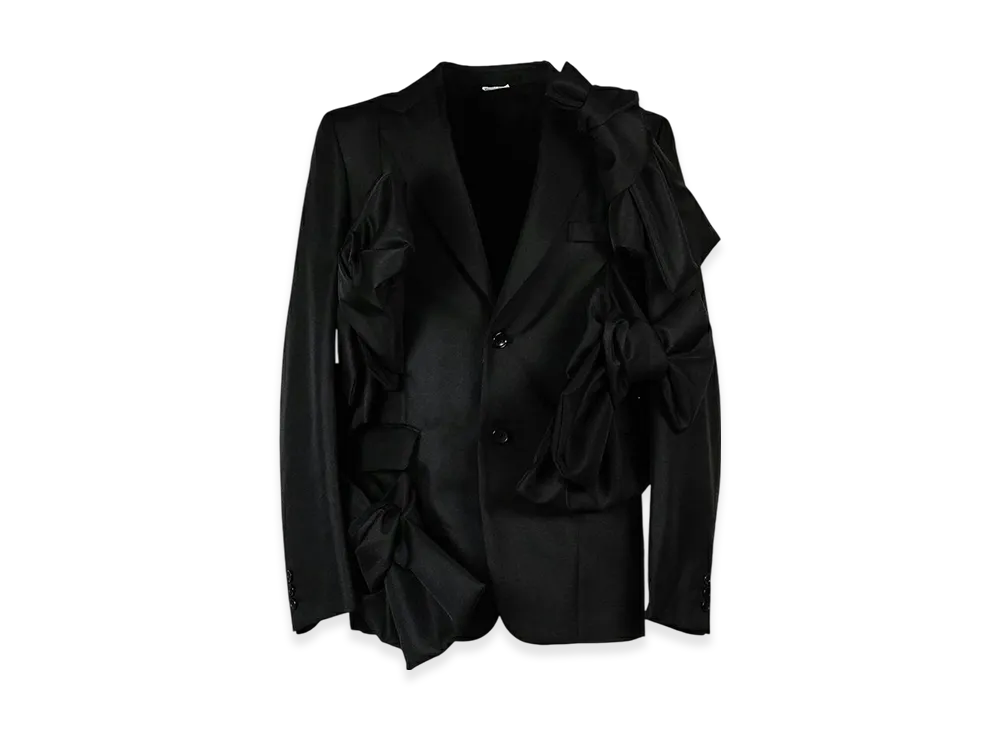 COMME des GARCONS HOMME PLUS Heavy Polyester Gabardine Jacket "Black"