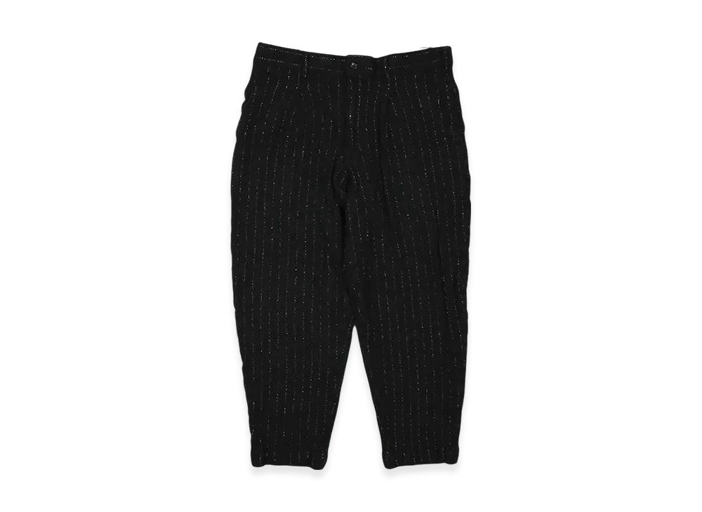 COMME des GARCONS HOMME PLUS Wool Tapered Pants "Black"