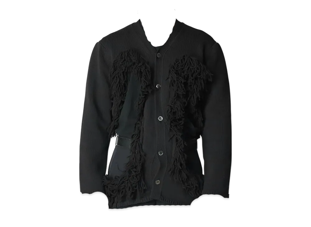 COMME des GARCONS HOMME PLUS Fur Cardigan "Black"