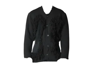 COMME des GARCONS HOMME PLUS Fur Cardigan "Black"