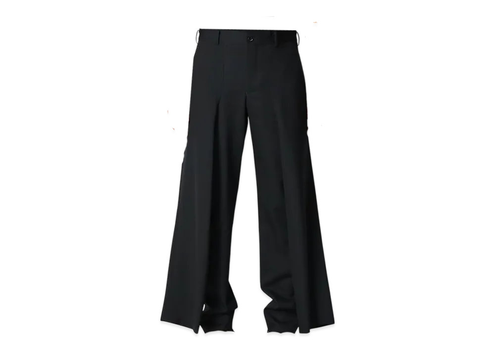 COMME des GARCONS HOMME PLUS Double Length Slim Pants "Black"