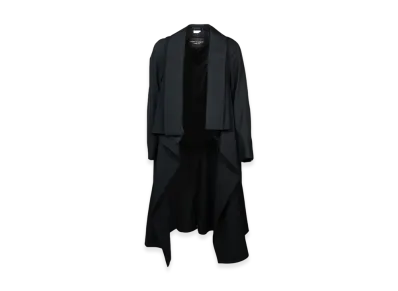 COMME des GARCONS HOMME PLUS Wool Tropical Coat "Black"