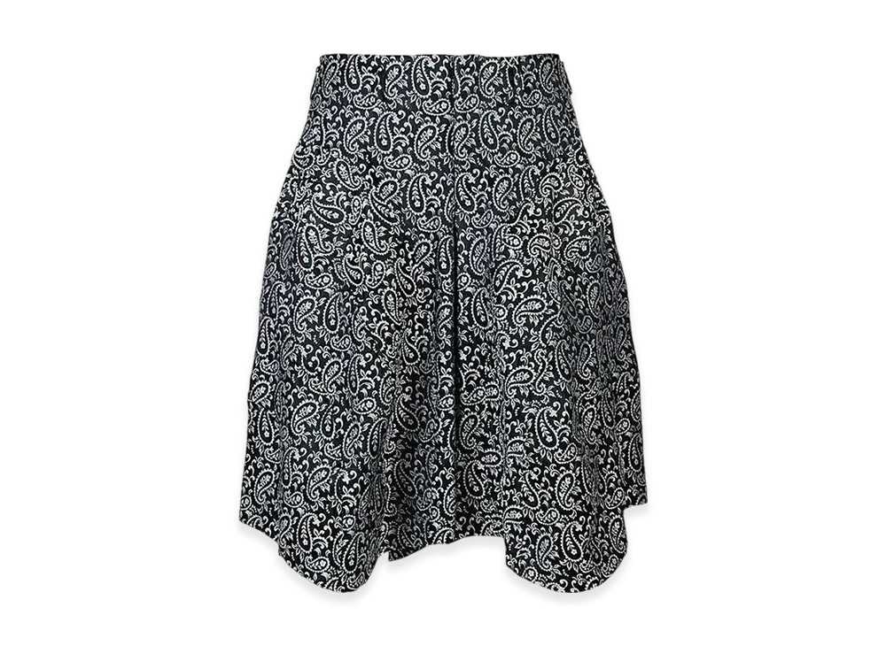 COMME des GARCONS HOMME PLUS Polyester Jacquard Paisley Pattern "Black"