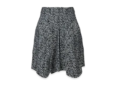 COMME des GARCONS HOMME PLUS Polyester Jacquard Paisley Pattern "Black"