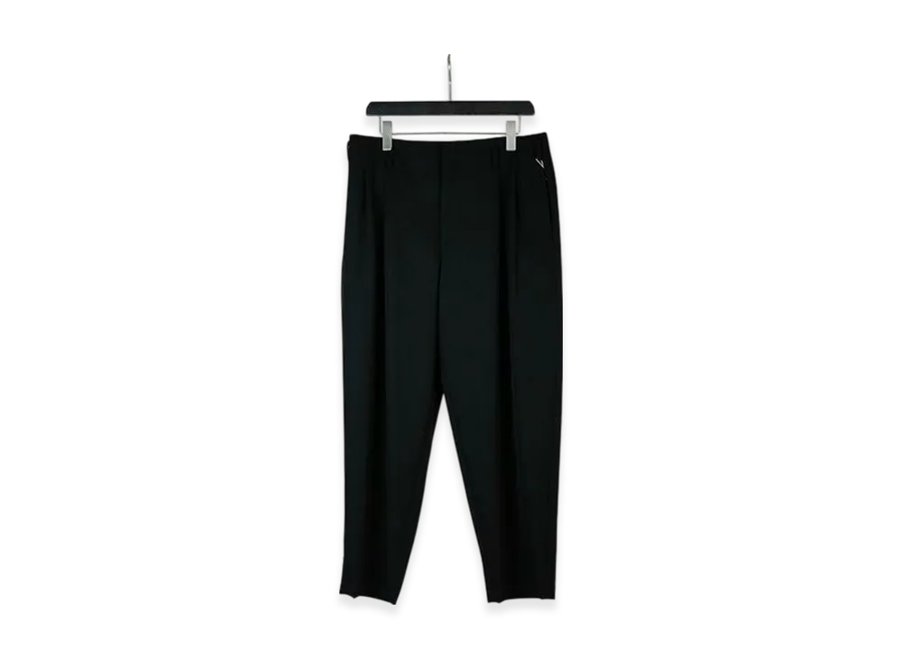 COMME des GARCONS HOMME PLUS Wool Gabardine 2-Tuck Pants "Black"