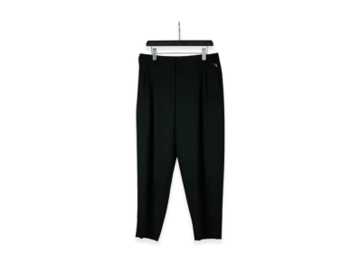 COMME des GARCONS HOMME PLUS Wool Gabardine 2-Tuck Pants "Black"