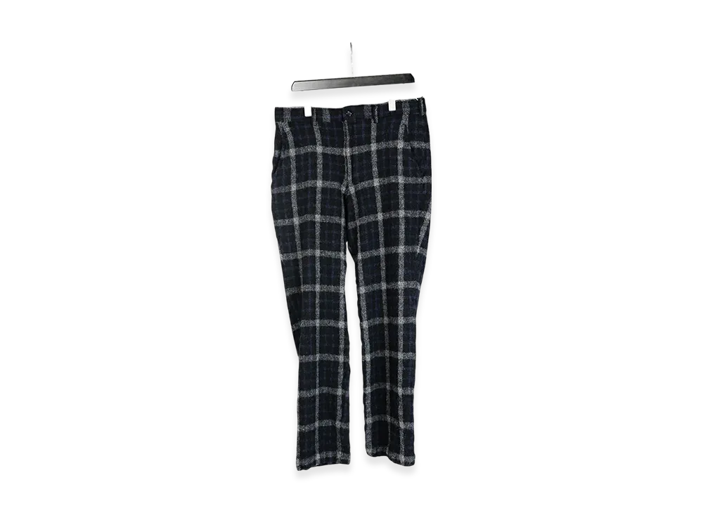 COMME des GARCONS HOMME PLUS Check Pants "Black/Gray/Blue"