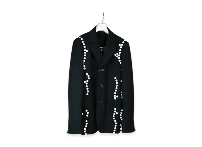COMME des GARCONS HOMME PLUS Button Gabardine Jacket "Black"