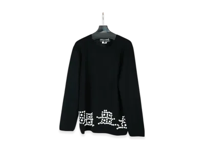 COMME des GARCONS HOMME PLUS Button Tight Knit "Black"