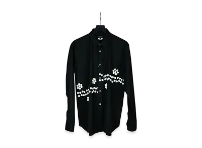 COMME des GARCONS HOMME PLUS Button Broadcloth Shirt "Black"
