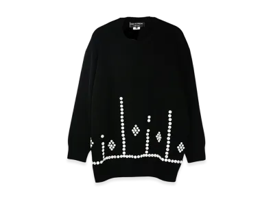 COMME des GARCONS HOMME PLUS Button Wide Knit "Black"