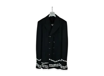 COMME des GARCONS HOMME PLUS Button W-Stretch Jacket "Black"