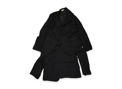COMME des GARCONS HOMME PLUS 2-Tier Tailored Jacket "Black"