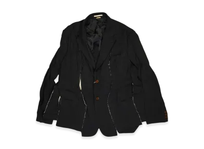 COMME des GARCONS HOMME PLUS Staggered Jacket "Black"