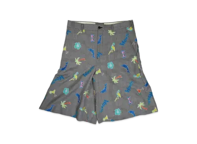 COMME des GARCONS HOMME PLUS Pattern Check Shorts "Gray Check"
