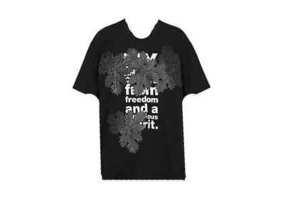 COMME des GARCONS HOMME PLUS Leaf Tee Shirt "Black"