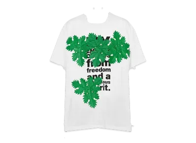 COMME des GARCONS HOMME PLUS Leaf Tee Shirt "Navy"