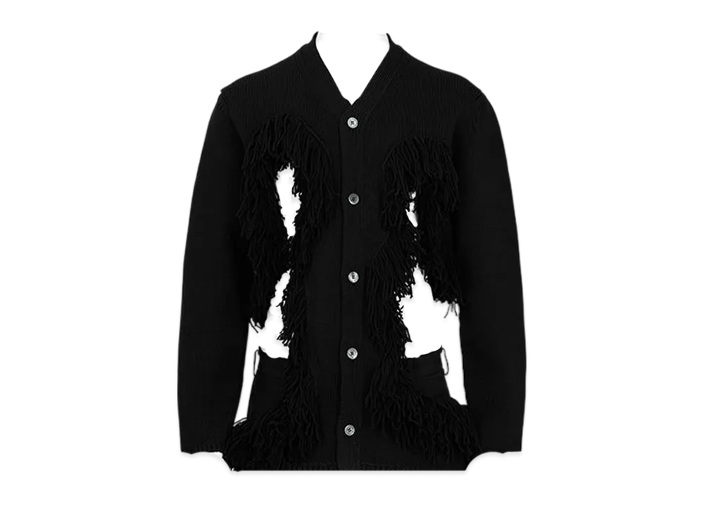 COMME des GARCONS HOMME PLUS Hole Cardigan "Black"