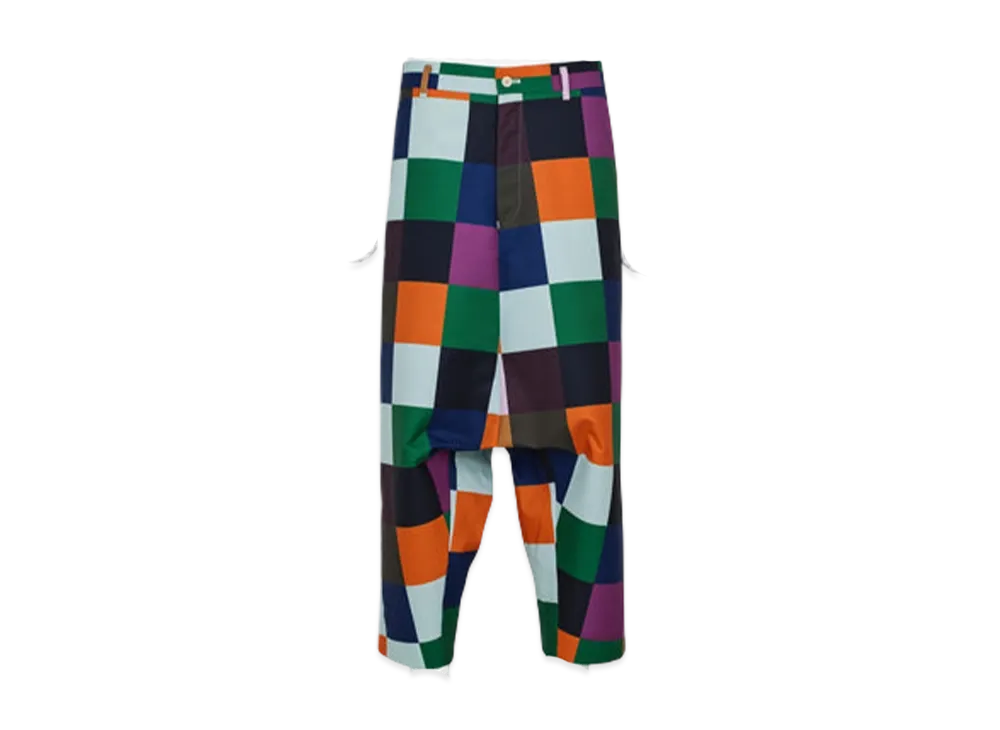 COMME des GARCONS HOMME PLUS Check Sarrouel Pants "Multi"
