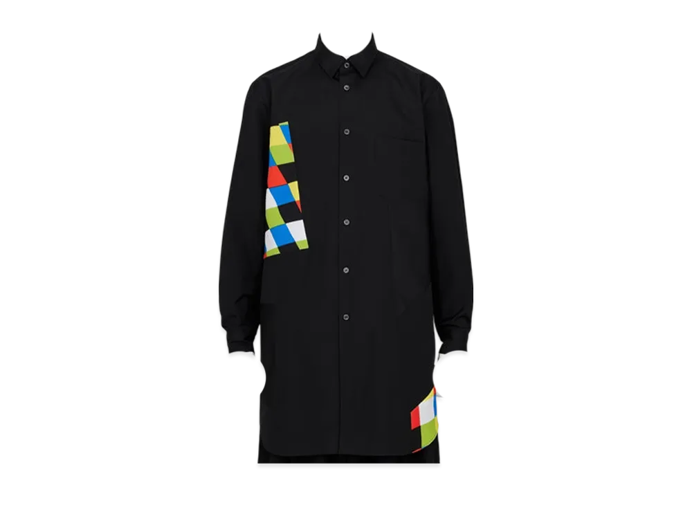 COMME des GARCONS HOMME PLUS Panel Long Shirt "Black/multi"