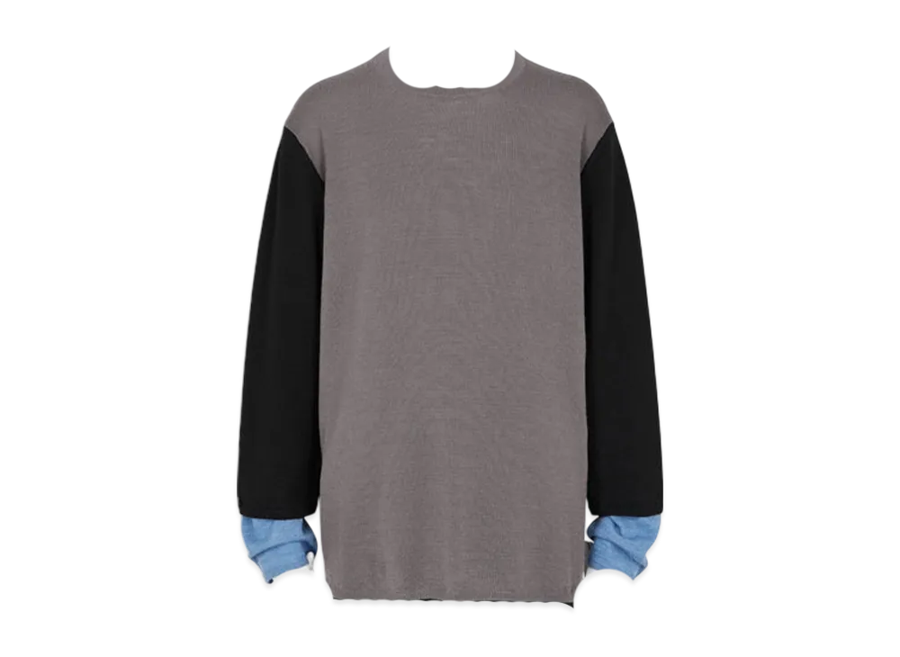 COMME des GARCONS HOMME PLUS Layer Knit "Grey/sa/e"