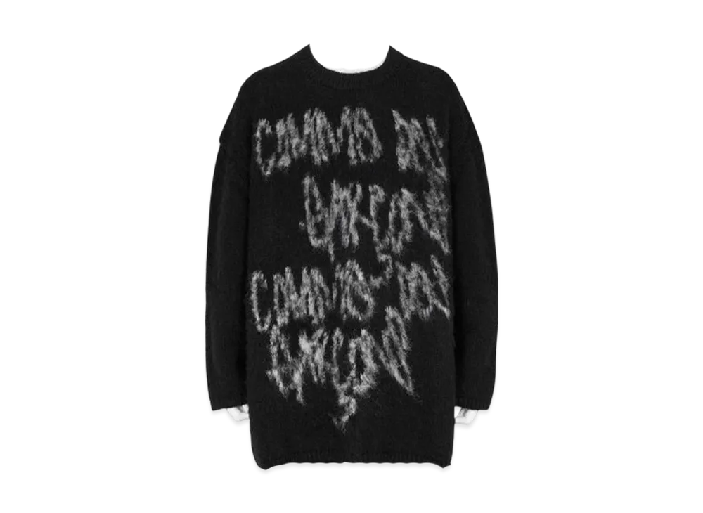 COMME des GARCONS HOMME PLUS Logo Knit "Black"