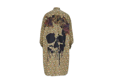 COMME des GARCONS HOMME PLUS Flower Print Long Shirt "Khaki"