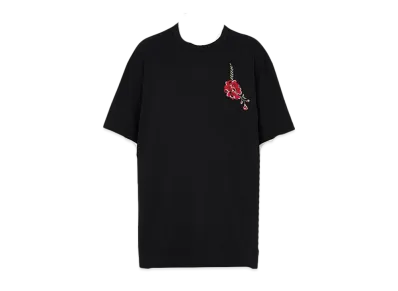 COMME des GARCONS HOMME PLUS Flower Embroidery T Shirt "Black"