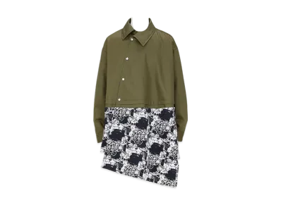 COMME des GARCONS HOMME PLUS Twist Coach Jacket "Khaki/black"