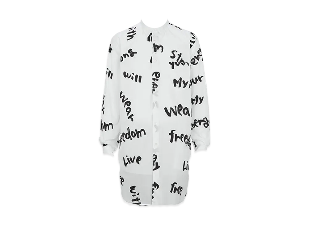 COMME des GARCONS HOMME PLUS Word Shirt "White"