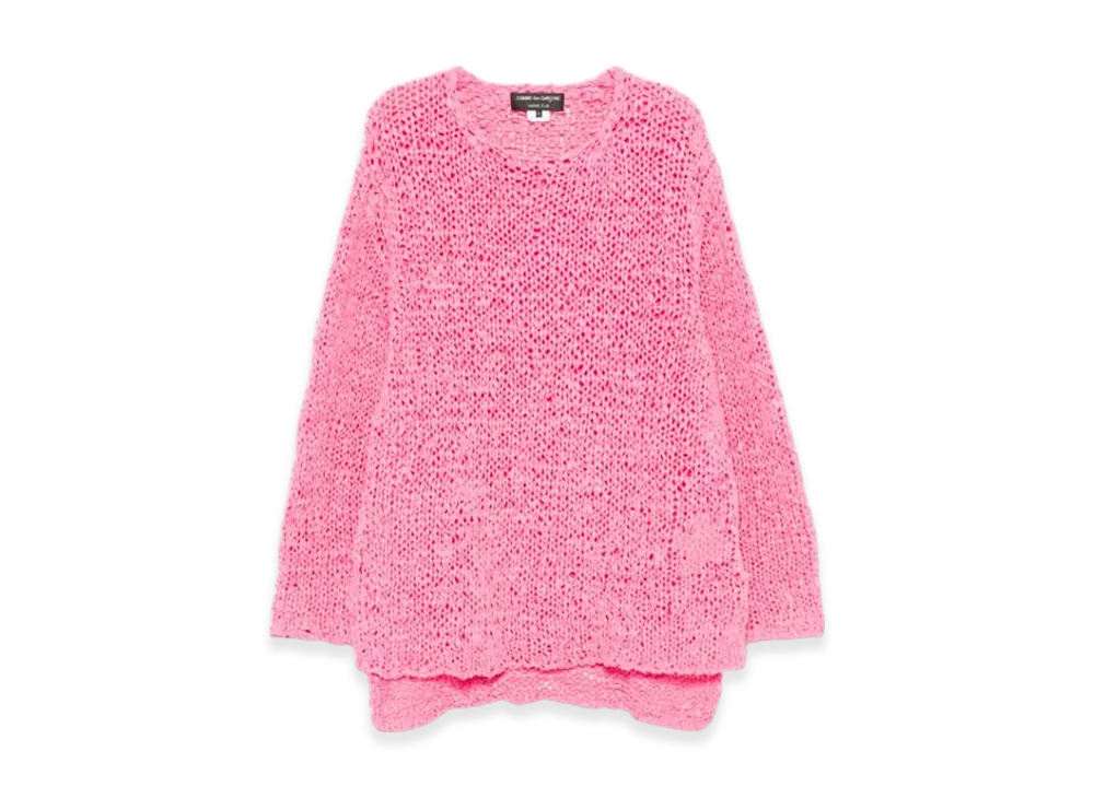 COMME des GARCONS HOMME PLUS Cotton Pullover "Pink"