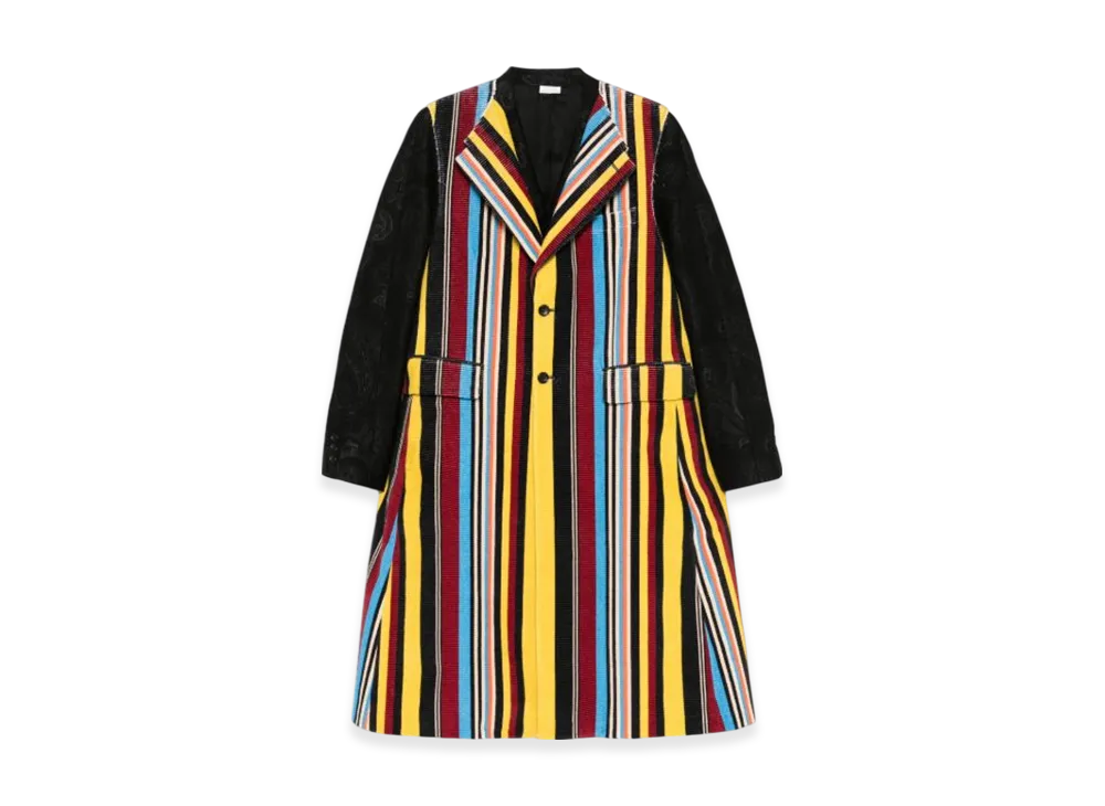 COMME des GARCONS HOMME PLUS Stripe Coat "Multi"