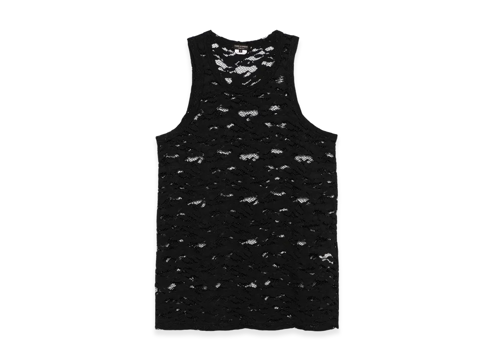 COMME des GARCONS HOMME PLUS Lace Tank Top "Black"