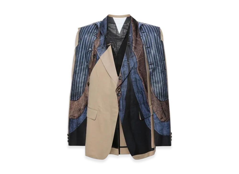 COMME des GARCONS HOMME PLUS Trompe Loeil Jacket "Multi"